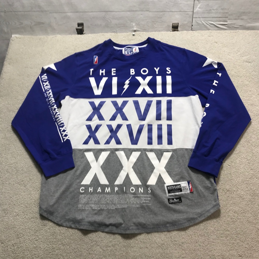 RARE Post Game The CowBoys Dynasty Long Sleeve Graphic Tee Shirt 3XL‎